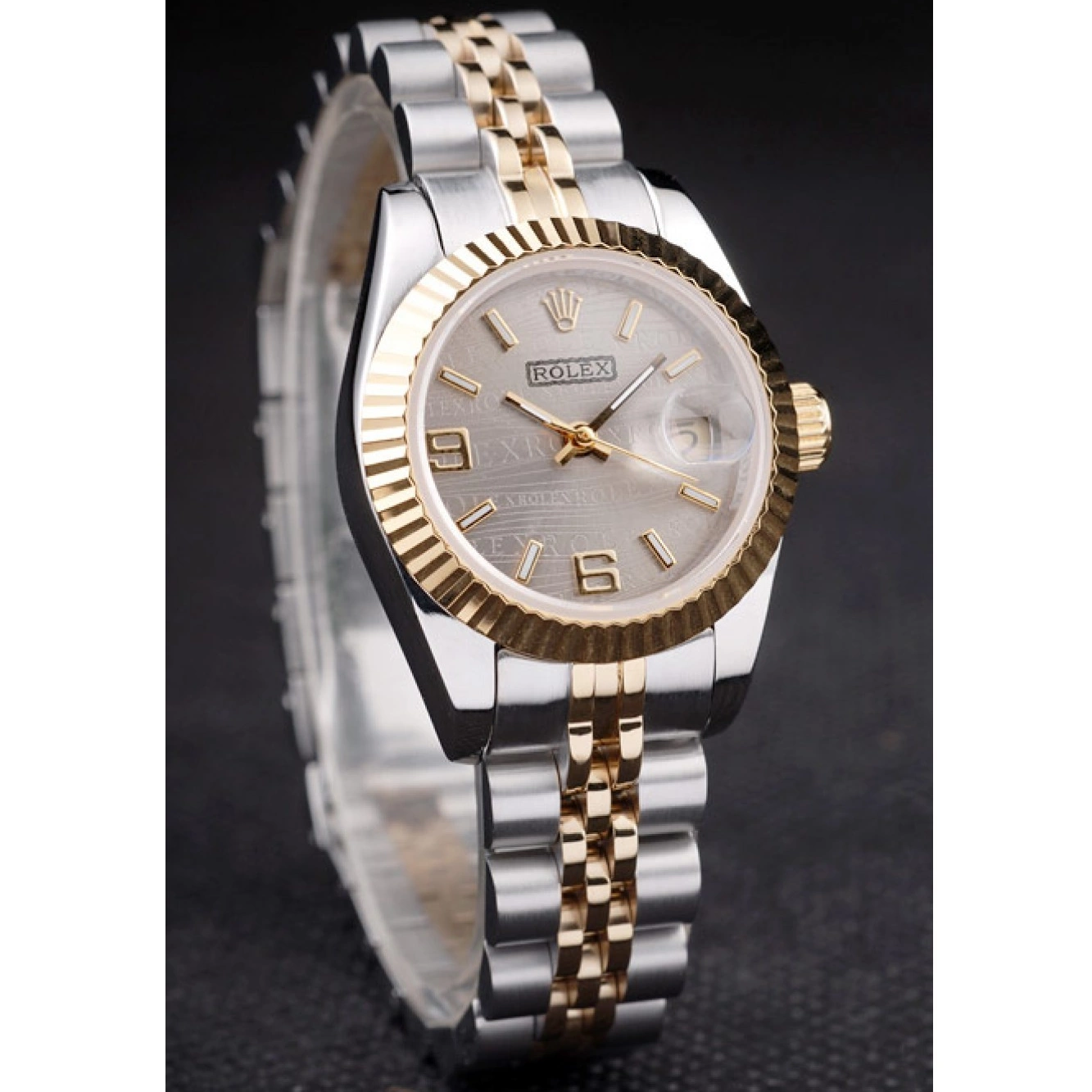 MiroTime 0714 Rolex Datejust Two Tone Stainless Steel Yellow Gold Plated 98078